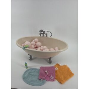 RETIRED American Girl Doll Bubble Bathtub Set 🛁🫧🧼 Super Clean!